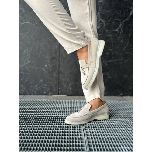 Бежевые замшевые лоферы – стиль, комфорт и качество в каждой паре! Арт. 156-6